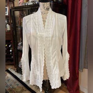 Crave Chic Lace Cotton Cardigan
